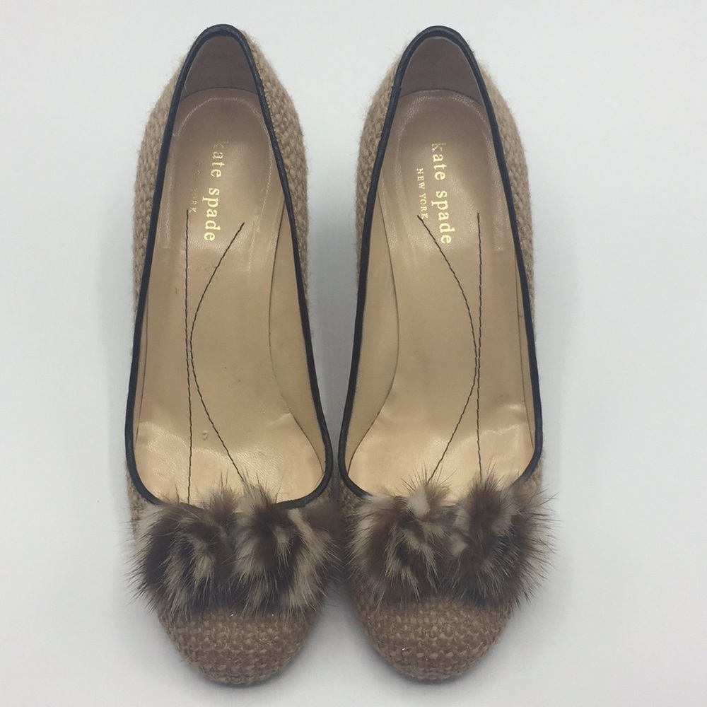Used Kate Spade tweed shoes